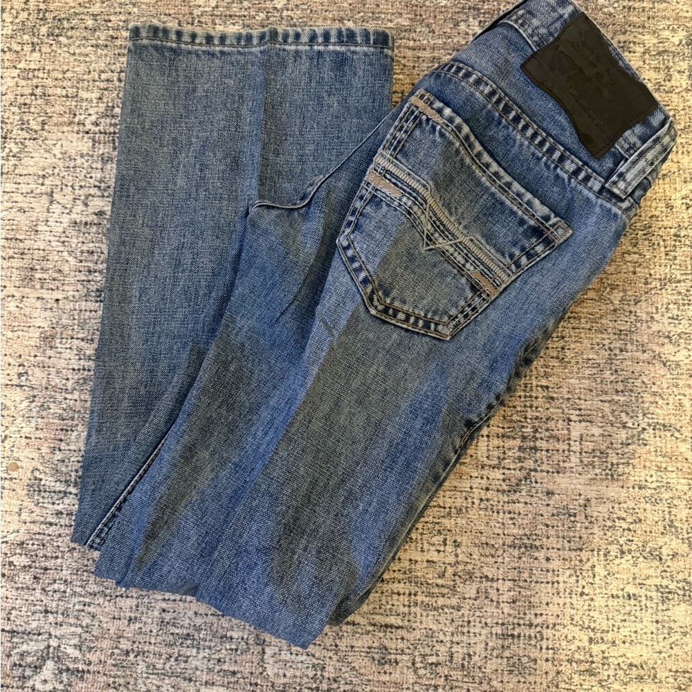 Classic Blue Straight-Leg Men's Jeans